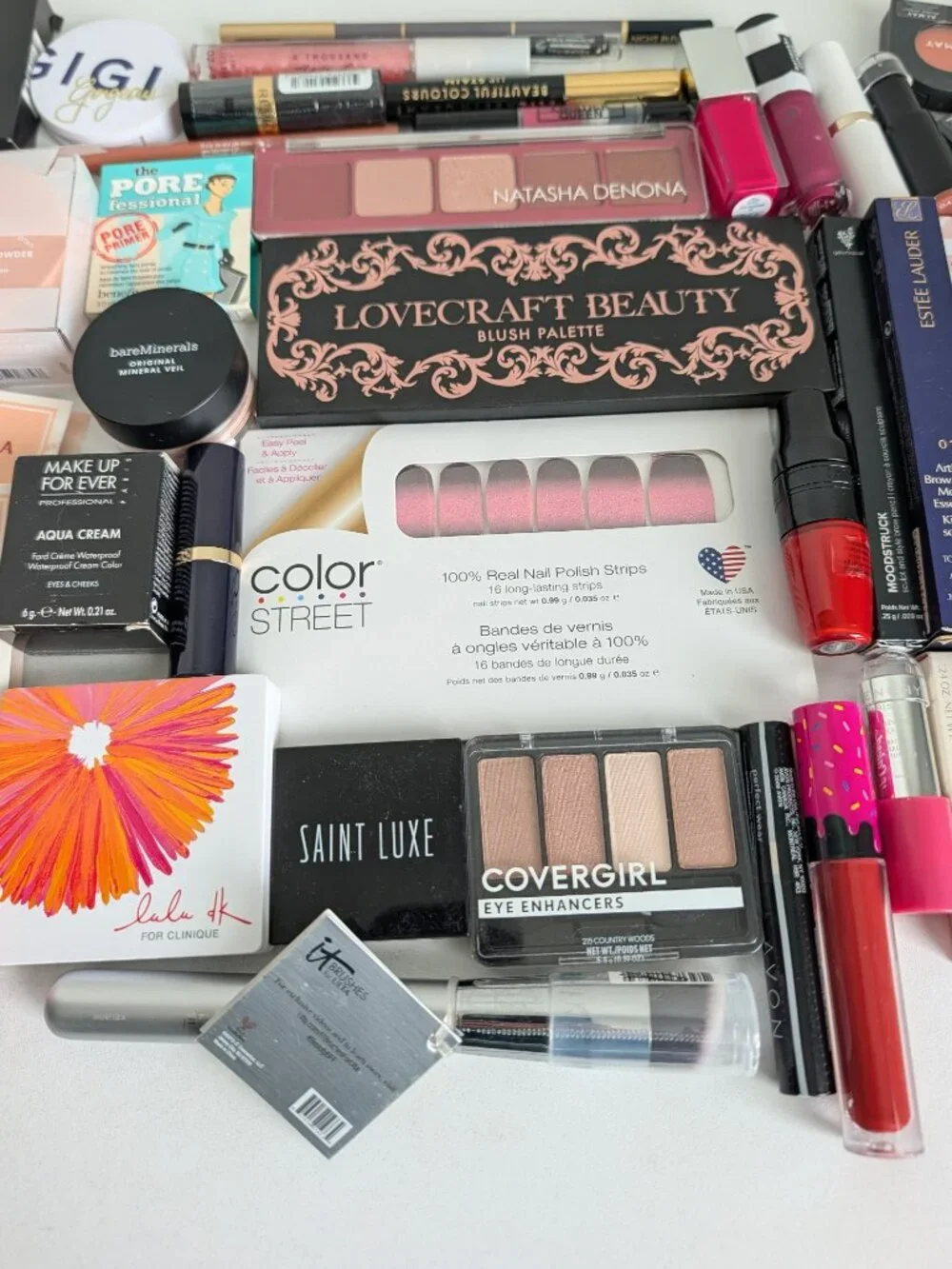 Mixed Beauty Makeup Cosmetics Lot Over 50 Pieces Assorted Brands ALL NEW